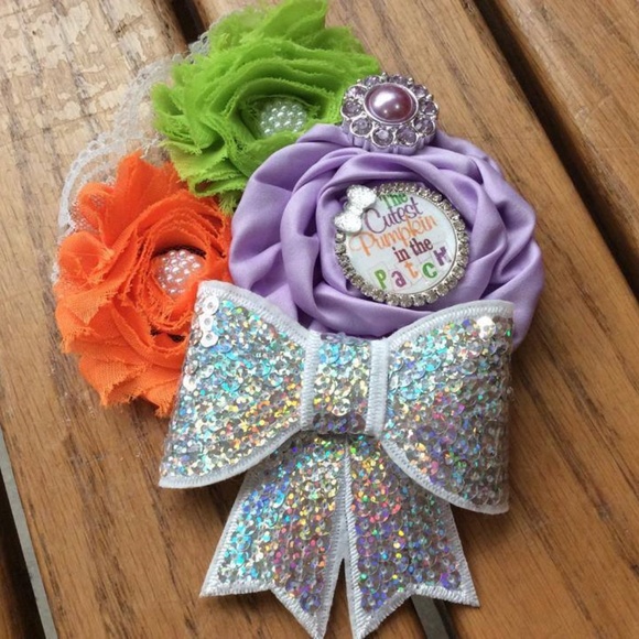NEW HANDMADE Cutest Pumpkin in the Patch Headband - Picture 1 of 1